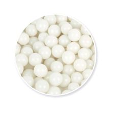 Picture of WHITE SUGAR PEARLS 1CM X 1 GRAM